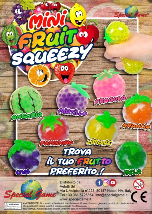 mini fruit squeezy - 1€