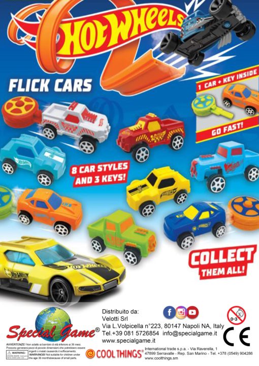 Hotwheels flick cars - 1€