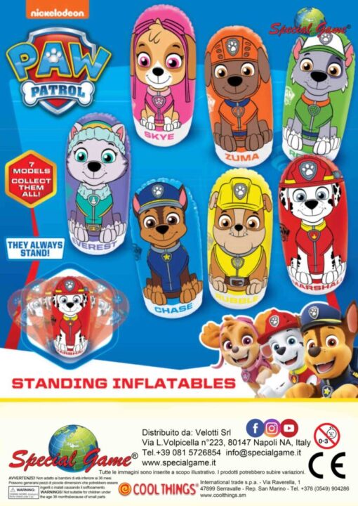 paw patrol standing inflatables - 2€