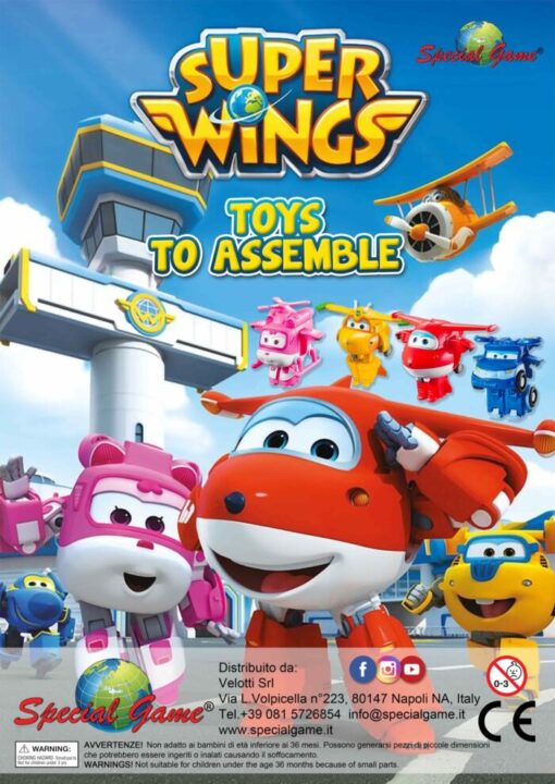 Super Wings toys to assemble - 1€