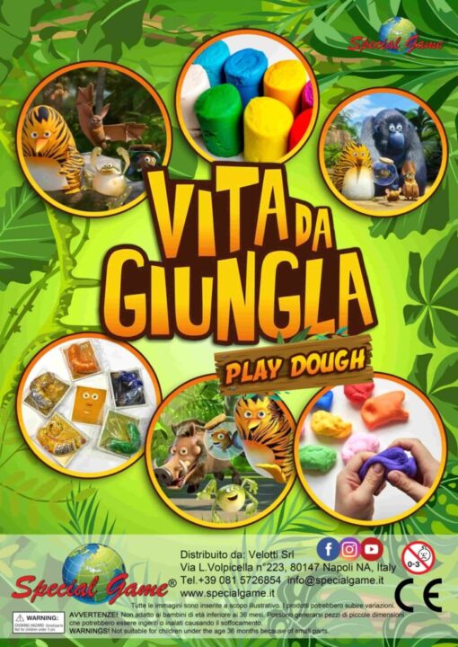 Vita da giungla - play dough - STOCK - 1€