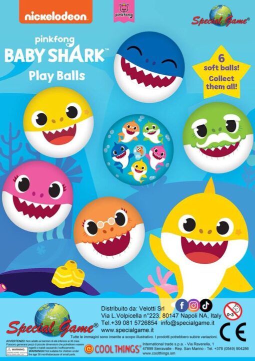 baby shark play balls - 2€