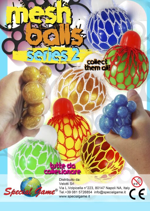Glittered Mesh Balls - 1€