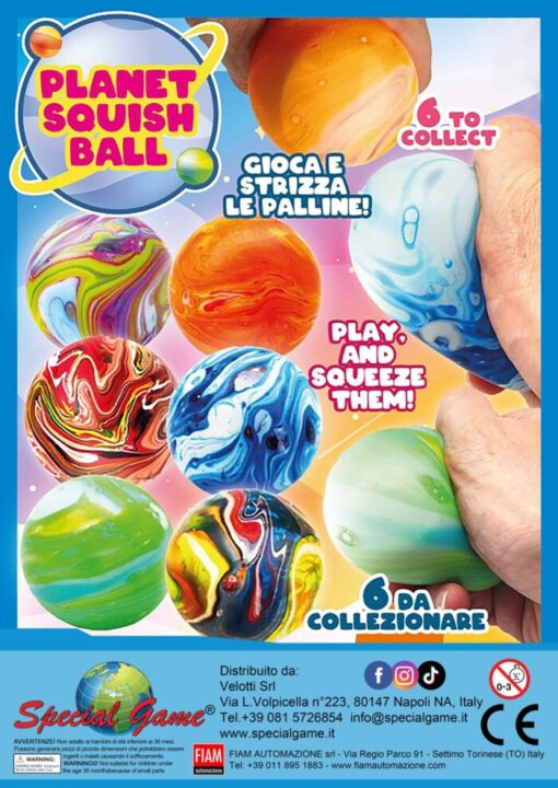 Planet Squish Ball - 1€