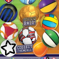 sport ball golden - 1€