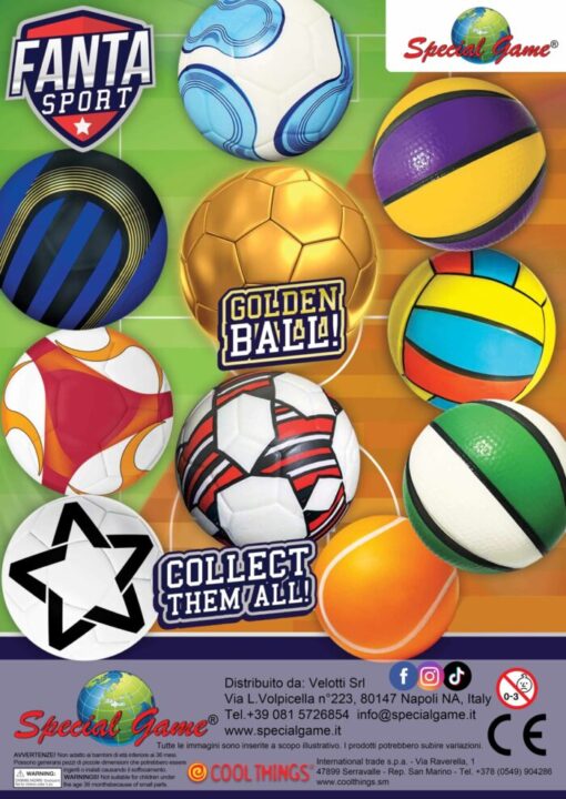 sport ball golden - 1€