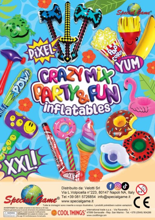 crazy mix partye fun inflatables - 2€