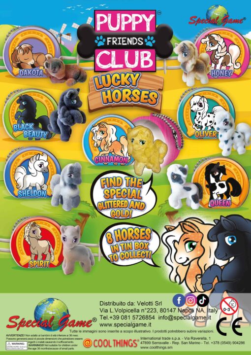 puppy club lucky horses - 1€