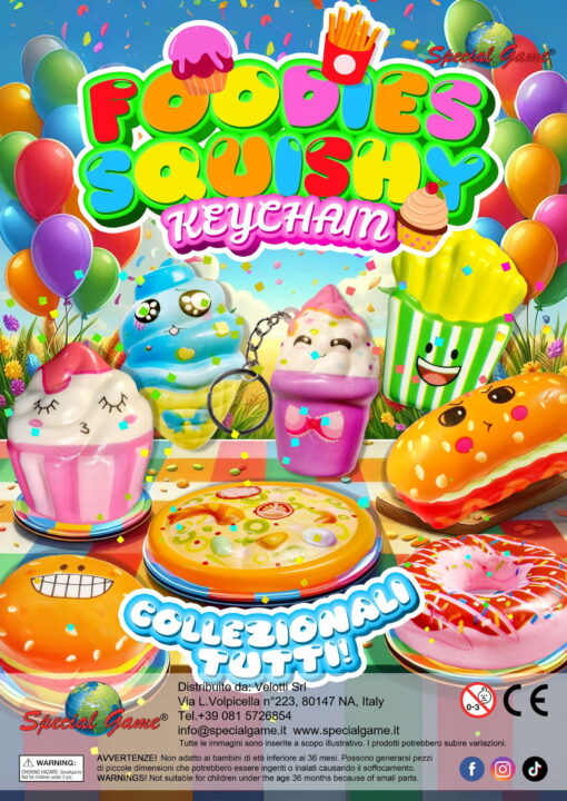 Food Squishy keychain - 2€