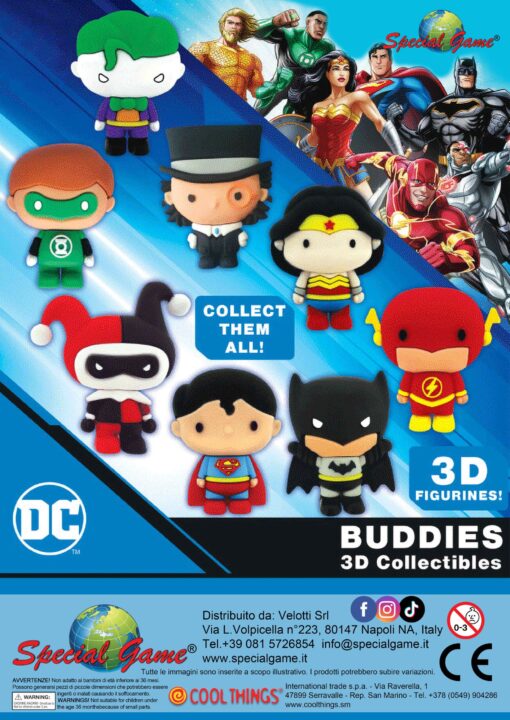 dc buddies 3d figurines - 2€