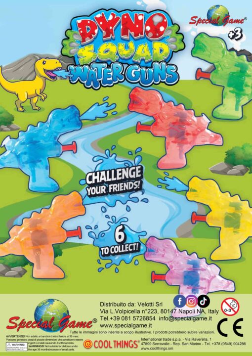dyno squad waterguns - 2€