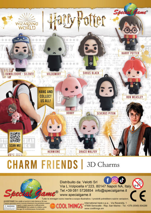 Harry Potter 3d charms - 1€