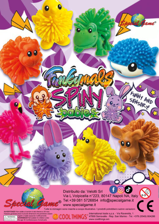 Funkymals spiny babies - 1€
