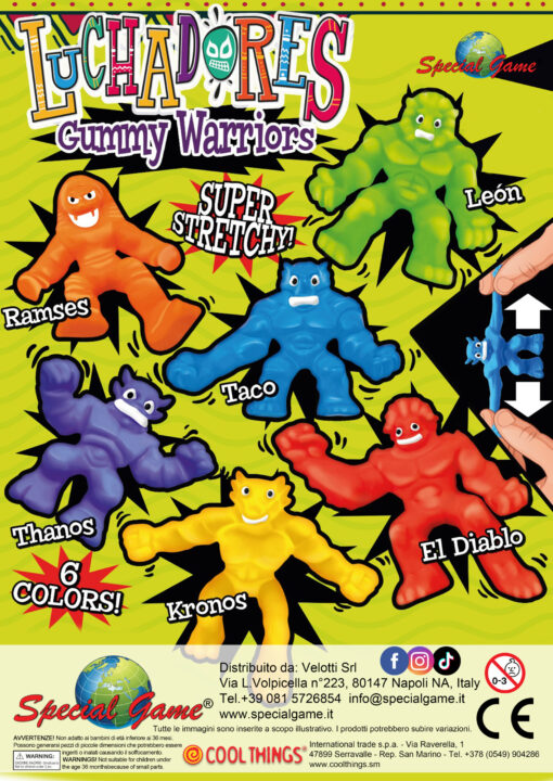 luchadores warriors - 1€