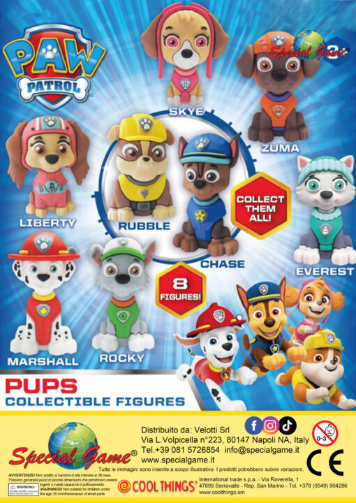 paw patrol pups figures - 2€