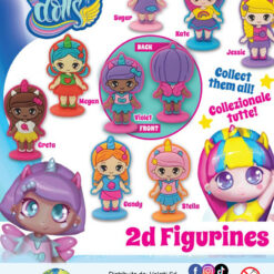 unicorn dolls 2d figurines - 1€