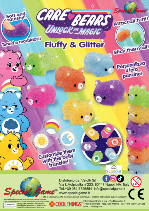 Care beats fluffy e glitter - 1€