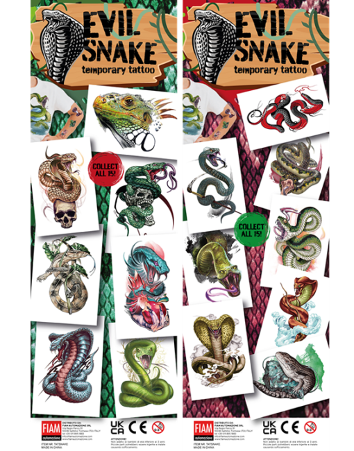 Evil Snake - tattoo