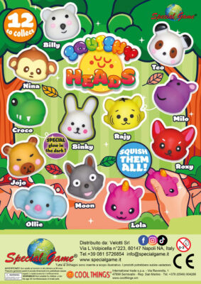 squishy heads - 1€