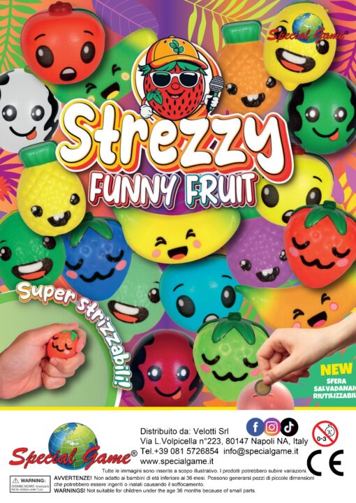 Strezzy funny fruit - 1€