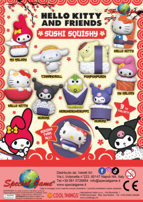 hello kitty sushu squishy - 2€